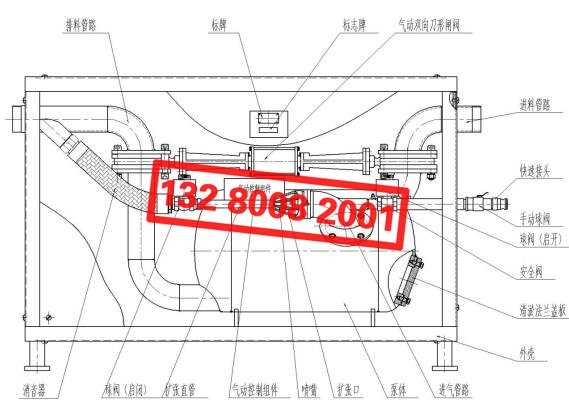 氣動清淤排污泵結構圖