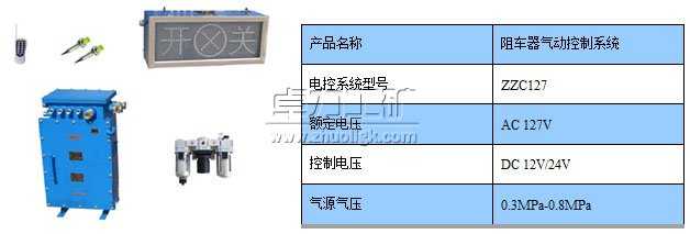 阻車器氣動控制及動力系統